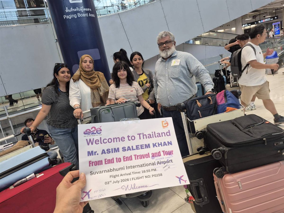 Airport welcome with End to End Travel and Tour at Suvarnabhumi